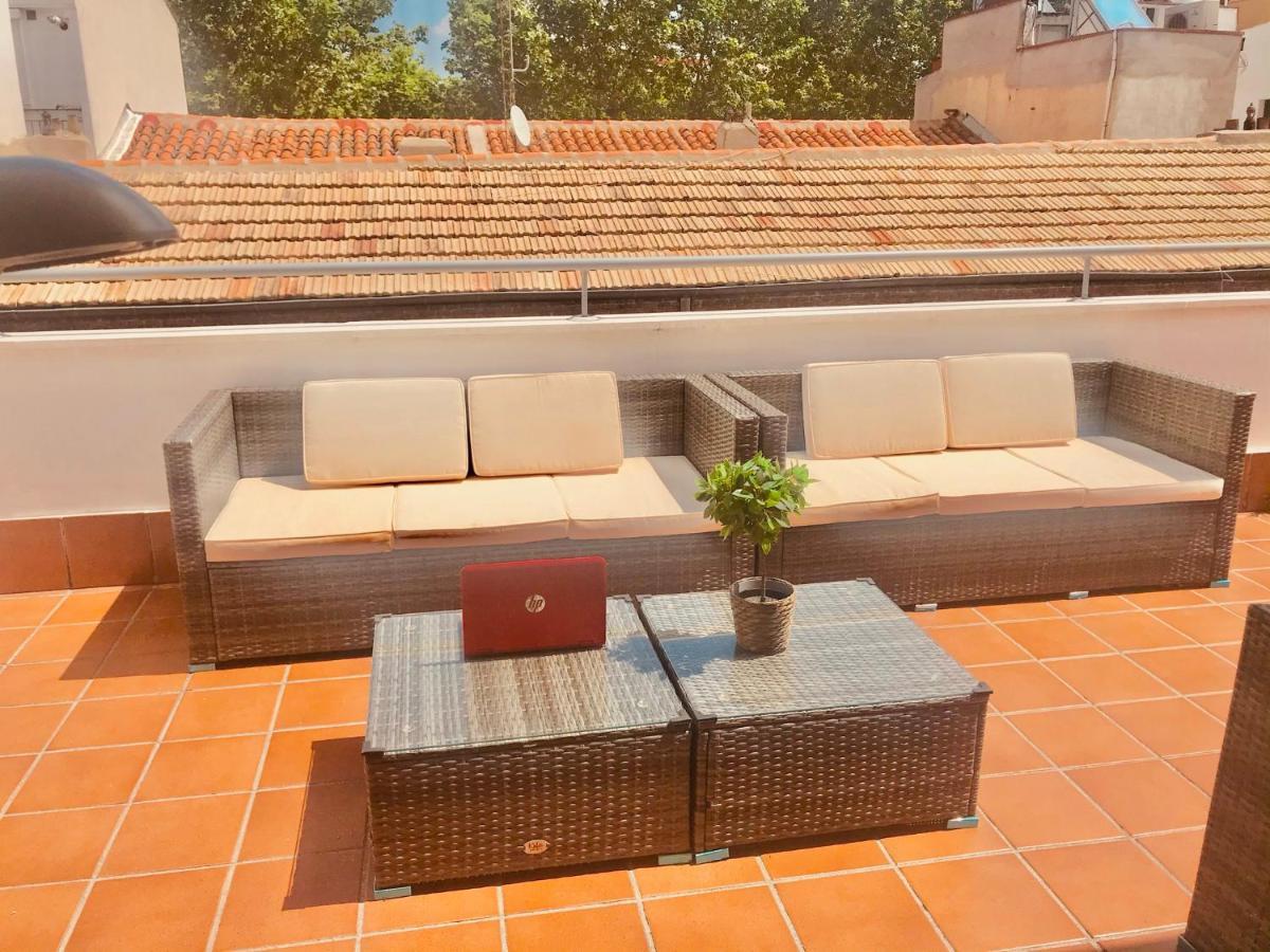 Atico & Terraza A 6 Minutos En Metro De Atocha Estacion Central مدريد المظهر الخارجي الصورة